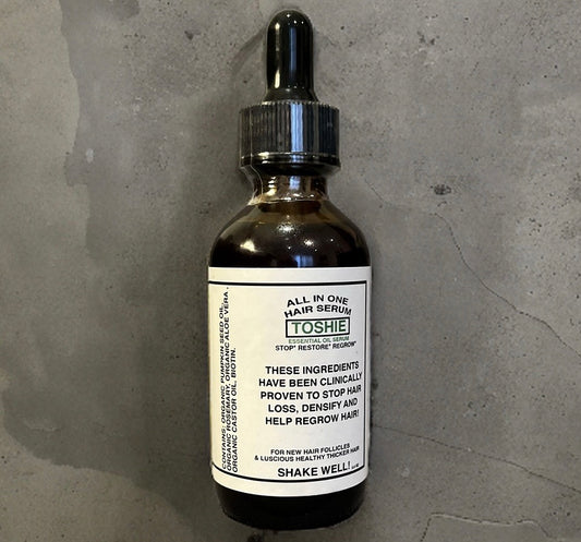 Toshie Hair All Natural Hair Growth Serum No Minoxidil